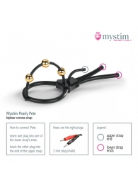 Утяжка под головку для электростимулятора Pearly Pete - MyStim - купить с доставкой в Вологде