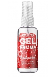 Интимный лубрикант EGZO AROMA с ароматом клубники - 50 мл. - EGZO - купить с доставкой в Вологде