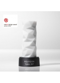 Белый 3D мастурбатор POLYGON - Tenga - в Вологде купить с доставкой