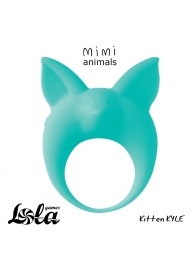 Зеленое эрекционное кольцо Kitten Kyle - Lola Games - в Вологде купить с доставкой