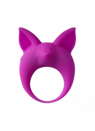 Фиолетовое эрекционное кольцо Kitten Kyle - Lola Games - в Вологде купить с доставкой