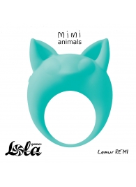 Зеленое эрекционное кольцо Lemur Remi - Lola Games - в Вологде купить с доставкой