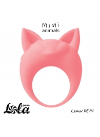 Оранжевое эрекционное кольцо Lemur Remi - Lola Games - в Вологде купить с доставкой