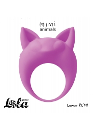 Фиолетовое эрекционное кольцо Lemur Remi - Lola Games - в Вологде купить с доставкой