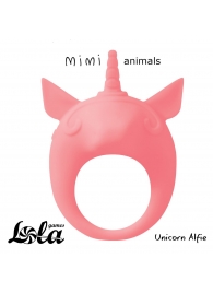 Оранжевое эрекционное кольцо Unicorn Alfie - Lola Games - в Вологде купить с доставкой