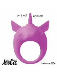 Фиолетовое эрекционное кольцо Unicorn Alfie - Lola Games - в Вологде купить с доставкой