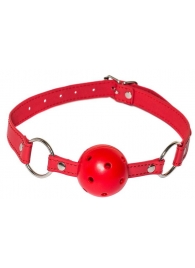 Красный кляп-шарик Firecracker - Lola Games - купить с доставкой в Вологде