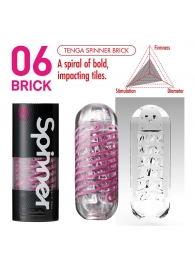 Мастурбатор SPINNER Brick - Tenga - в Вологде купить с доставкой