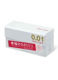 Супер тонкие презервативы Sagami Original 0.01 - 10 шт. - Sagami - купить с доставкой в Вологде