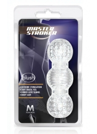 Прозрачный фигурный мастурбатор Master Stroker - Blush Novelties - в Вологде купить с доставкой