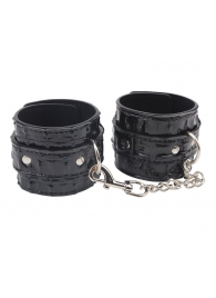 Черные наручники Surrender Wrist Restraints - Chisa - купить с доставкой в Вологде