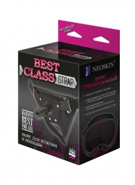 Черный пояс для насадок BEST CLASS STRAP - LOVETOY (А-Полимер) - купить с доставкой в Вологде