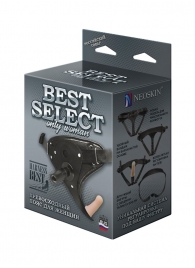 Пояс HARNESS BEST SELECT с вагинальной пробкой - LOVETOY (А-Полимер) - купить с доставкой в Вологде