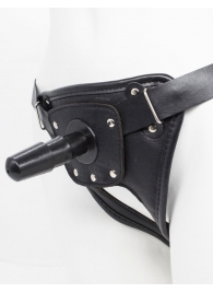Черный пояс для насадок CLASS STRAP Restyling - LOVETOY (А-Полимер) - купить с доставкой в Вологде