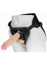 Пояс харнесс BEST UNI strap с 2 насадками - 18 и 22 см. - LOVETOY (А-Полимер) - купить с доставкой в Вологде