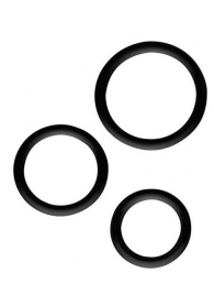 Набор из 3 эрекционных колец SILICONE COCKRINGS - Dream Toys - в Вологде купить с доставкой