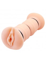 Телесный вибромастурбатор-вагина Michelle - Baile - в Вологде купить с доставкой