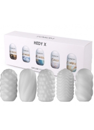 Набор из 5 мастурбаторов Hedy X5 Mixed - Svakom - в Вологде купить с доставкой