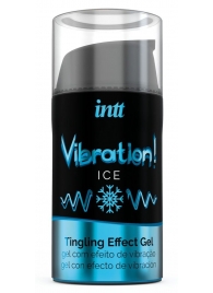 Жидкий интимный гель с эффектом вибрации Vibration! Ice - 15 мл. - INTT - купить с доставкой в Вологде