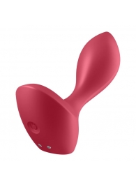 Красный вибромассажёр простаты Satisfyer Backdoor Lover - 14 см. - Satisfyer - в Вологде купить с доставкой