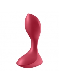 Красный вибромассажёр простаты Satisfyer Backdoor Lover - 14 см. - Satisfyer - в Вологде купить с доставкой