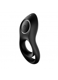 Черное эрекционное виброкольцо Legendary Duo - Satisfyer - в Вологде купить с доставкой