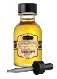 Масло для ласк с ароматом ванили Oil of Love Vanilla Creme - 22 мл. - Kama Sutra - купить с доставкой в Вологде