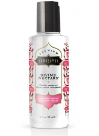 Гель-лубрикант на водной основе Divine Nectars Strawberry Dream с ароматом клубники - 150 мл. - Kama Sutra - купить с доставкой в Вологде