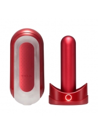 Красный мастурбатор Flip Zero Red   Warmer с подогревом - Tenga - в Вологде купить с доставкой