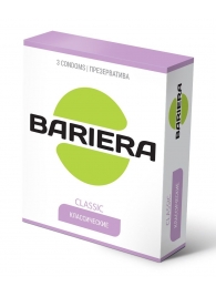 Классические презервативы Bariera Classic - 3 шт. - Bariera - купить с доставкой в Вологде