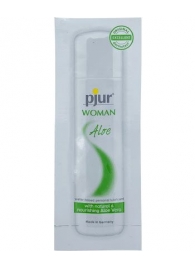 Лубрикант на водной основе pjur WOMAN Aloe - 2 мл. - Pjur - купить с доставкой в Вологде