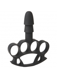 Кастет с штырьком для насадок Vac-U-Lock Knuckle Up - Doc Johnson - купить с доставкой в Вологде