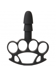 Кастет с штырьком для насадок Vac-U-Lock Knuckle Up - Doc Johnson - купить с доставкой в Вологде