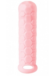 Розовый фаллоудлинитель Homme Long - 15,5 см. - Lola Games - в Вологде купить с доставкой