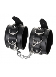 Черные оковы Anonymo из искусственной кожи - ToyFa - купить с доставкой в Вологде