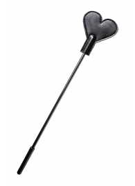 Черный стек со шлепком в форме сердца Anonymo - 35 см. - ToyFa - купить с доставкой в Вологде