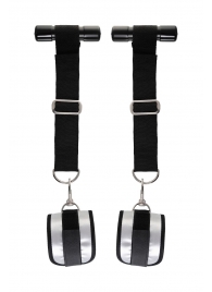 Черно-серебристые фиксаторы для рук на дверь Anonymo - ToyFa - купить с доставкой в Вологде