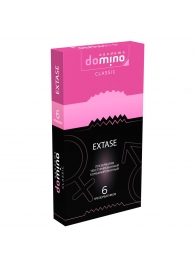 Презервативы с точками и рёбрышками DOMINO Classic Extase - 6 шт. - Domino - купить с доставкой в Вологде