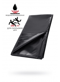 Черная простыня для секса из ПВХ - 220 х 200 см. - ToyFa - купить с доставкой в Вологде
