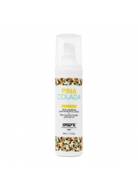 Разогревающее массажное масло с ароматом пина колада Gourmet Pina Colada - 50 мл. - Exsens - купить с доставкой в Вологде
