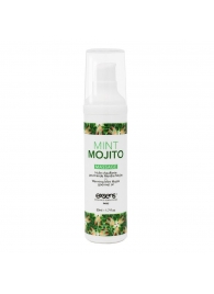 Разогревающее массажное масло с ароматом мохито Gourmet Mint Mojito - 50 мл. - Exsens - купить с доставкой в Вологде