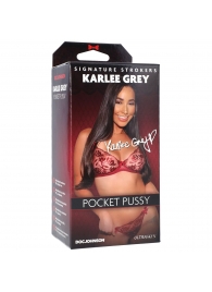 Мастурбатор-вагина Karlee Grey ULTRASKYN Pocket Pussy - Doc Johnson - в Вологде купить с доставкой