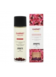 Органическое массажное масло GARNET ARGAN - 100 мл. - Exsens - купить с доставкой в Вологде