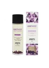 Органическое массажное масло AMETHYST SWEET ALMOND - 100 мл. - Exsens - купить с доставкой в Вологде