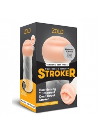 Мастурбатор-ротик ZOLO DEEP THROAT - Zolo - в Вологде купить с доставкой