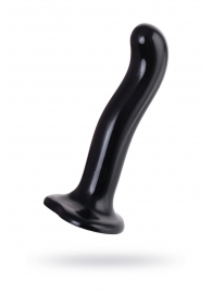 Черный стимулятор для пар P G-Spot Dildo Size M - 18 см. - Strap-on-me - в Вологде купить с доставкой