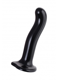 Черный стимулятор для пар P G-Spot Dildo Size M - 18 см. - Strap-on-me - в Вологде купить с доставкой