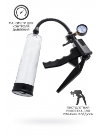 Прозрачная механическая помпа для пениса Viggo - Sexus - в Вологде купить с доставкой