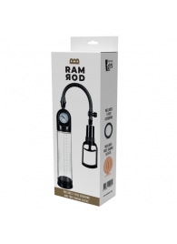 Прозрачная вакуумная помпа с манометром Deluxe Penis Pump - Dream Toys - в Вологде купить с доставкой