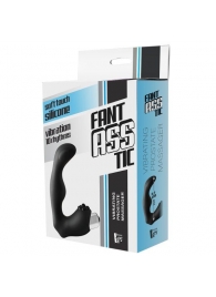 Черный вибромассажер простаты FantASStic Vibrating Prostate Massager - 11,3 см. - Dream Toys - в Вологде купить с доставкой